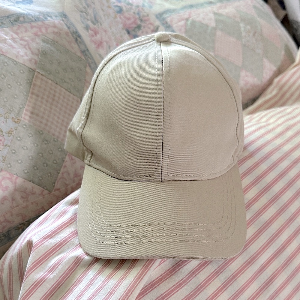 Primark Cream Baseball Cap